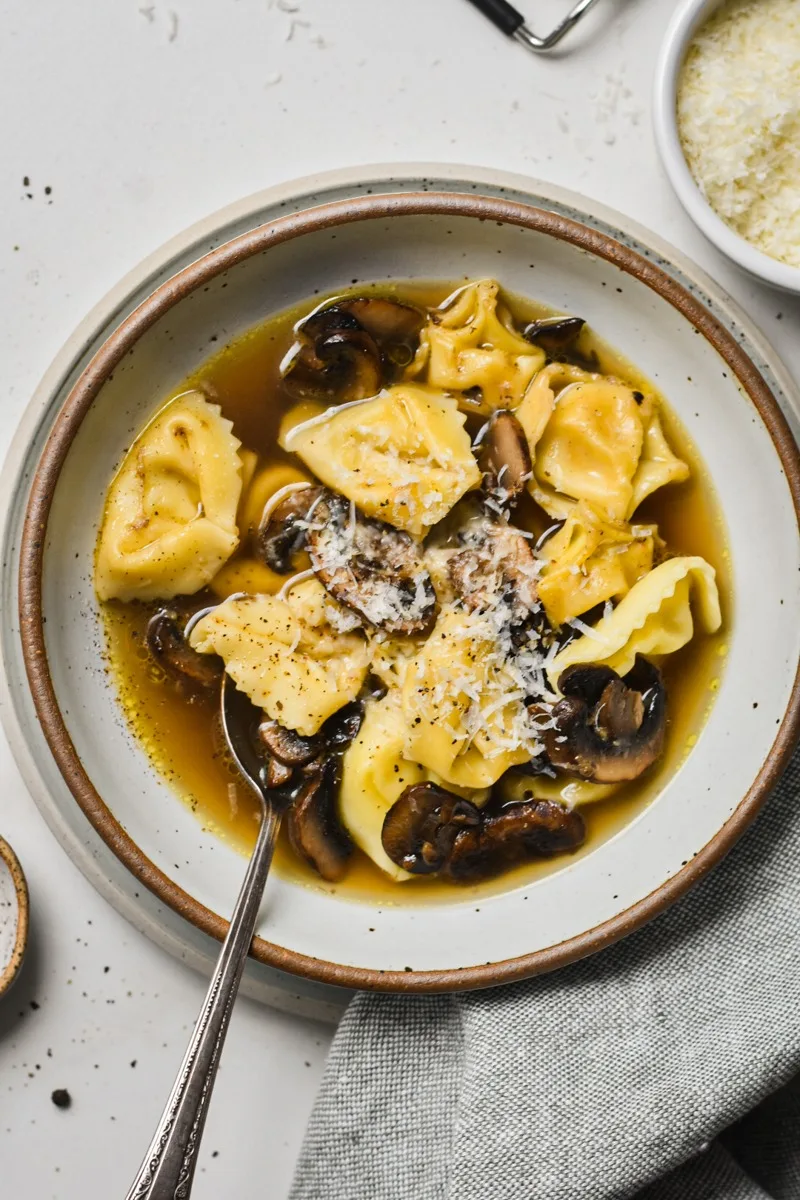 Tortellini In Brodo With Mushrooms