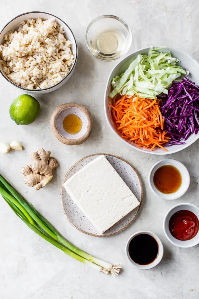 Spicy Gochujang Tofu Bowl