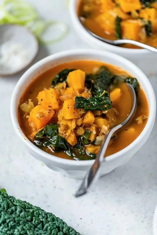 Butternut Squash Lentil Soup