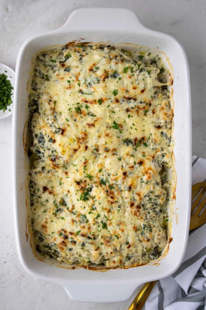 HOW TO MAKE Spinach Artichoke Chicken Casserole