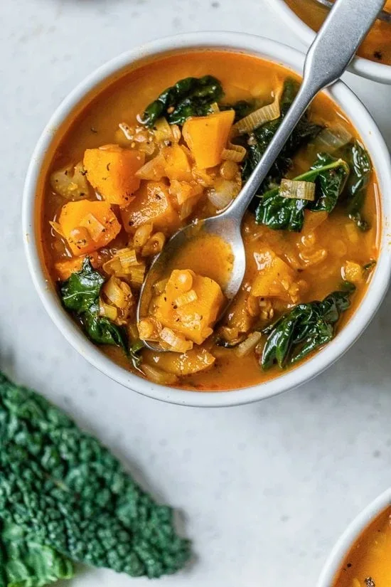 Butternut Squash Lentil Soup