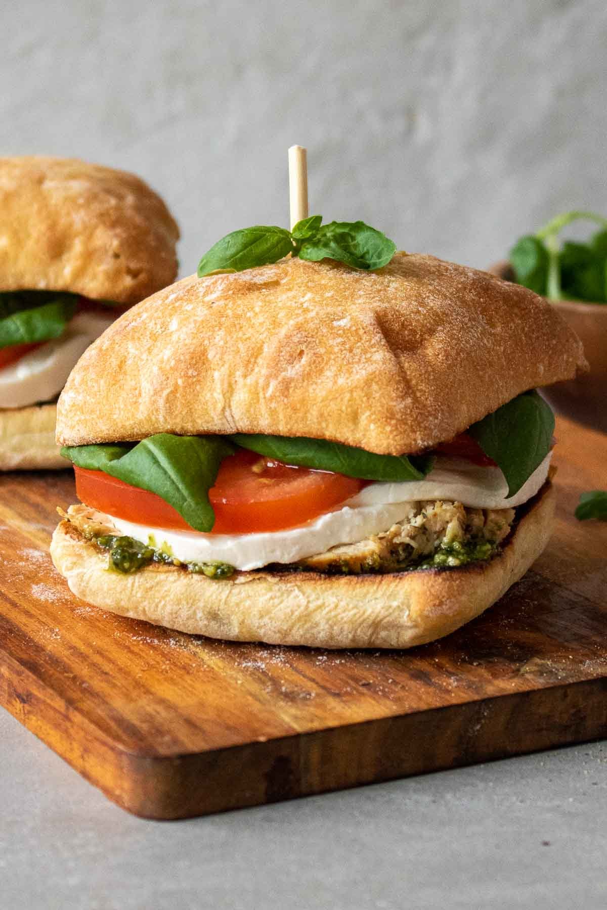 Chicken Caprese Sandwich