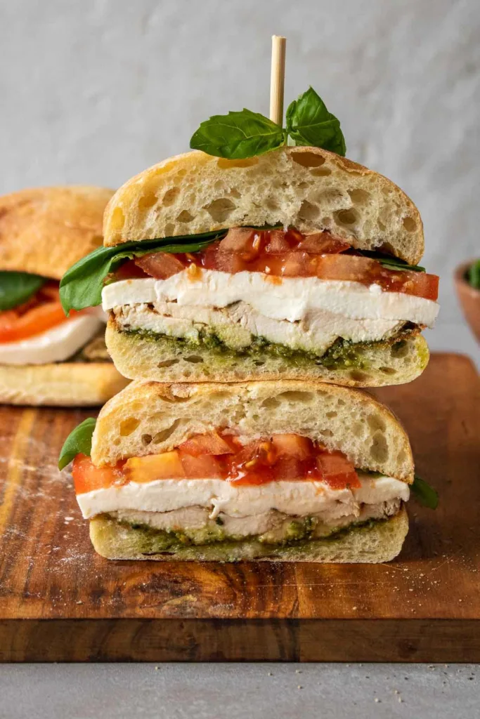 Chicken Caprese Sandwich