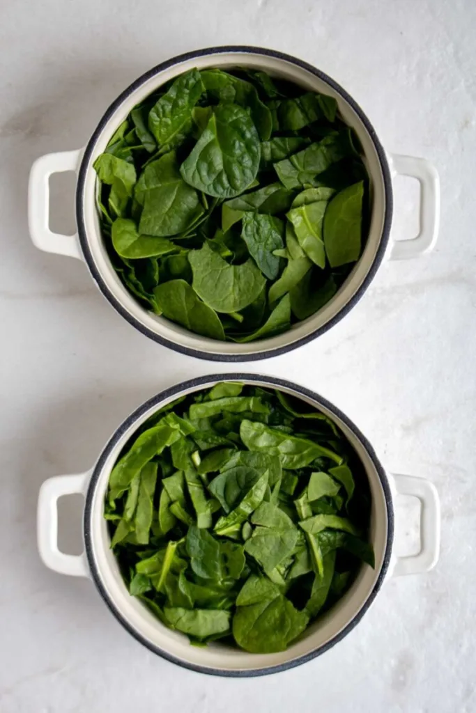 Creamy Spinach Baked Eggs