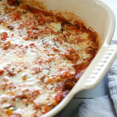 Baked Ratatouille with Havarti Cheese