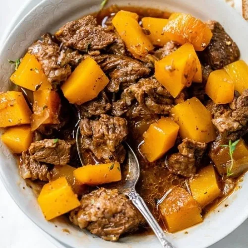 Beef Stew with Pumpkin