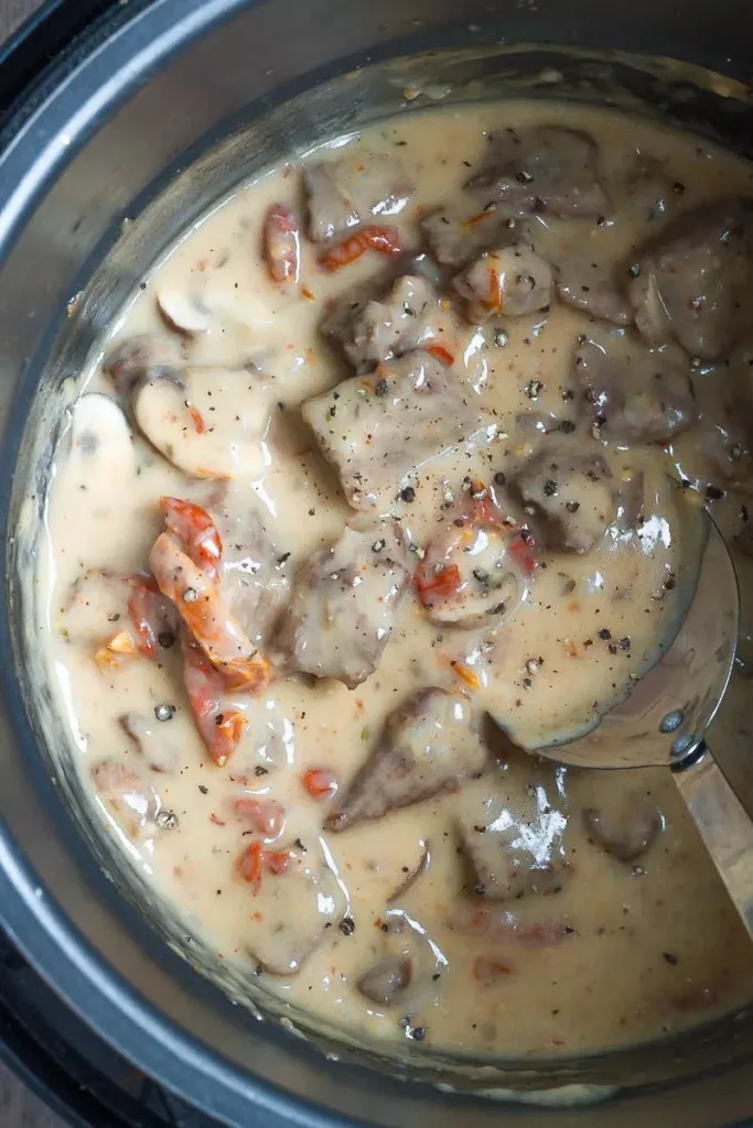 Instant Pot Beef Stroganoff