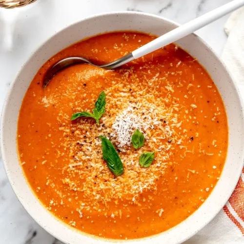 Roasted Red Pepper Soup Recipe