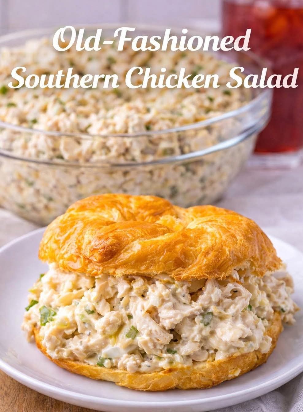Old fashioned Southern Chicken Salad: A Taste of Sunday Lunch at Grandma’s Table