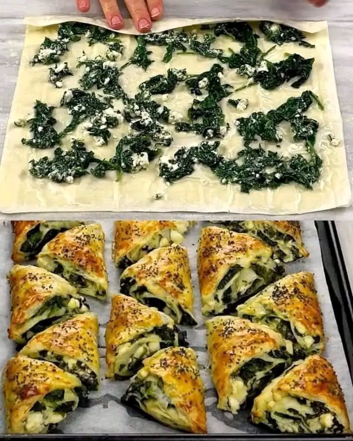 Crispy Spinach And Cheese Puff Pastry Bites: The Ultimate Party Appetizer