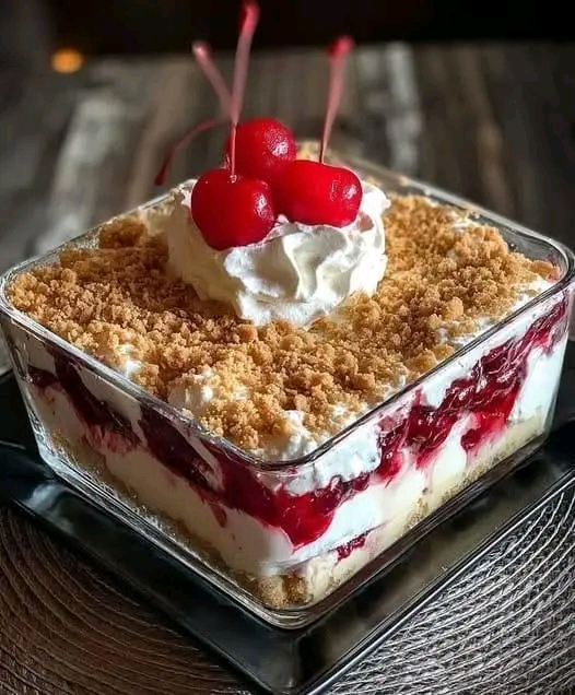 No Bake Cherry Cheesecake Dessert: The Easiest, Creamiest Crowd-Pleaser