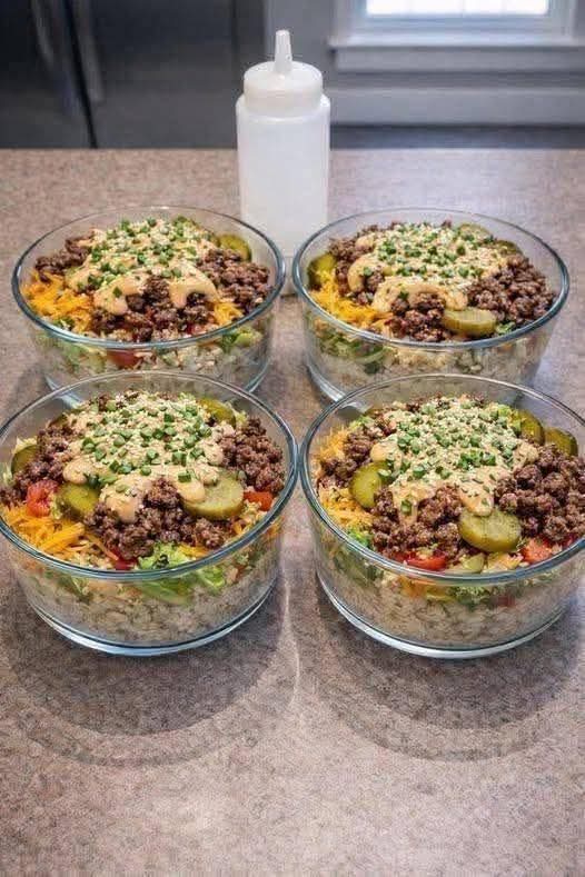 Big Mac Cheeseburger Protein Bowl: All the Flavor, Zero Guilt