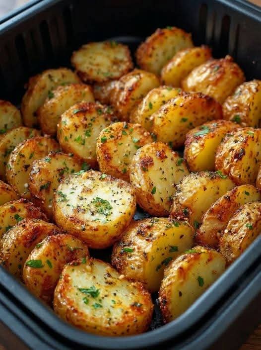 Air Fryer Sliced Potatoes – Crispy, Golden, and Ready in 20 Minutes