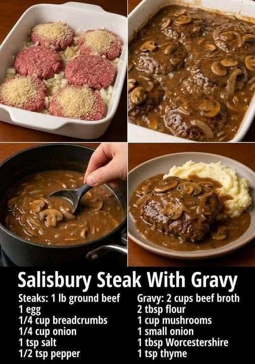 Salisbury Steak with Onion Gravy – Don’t Lose This Recipe! The Ultimate Comfort Food Classic