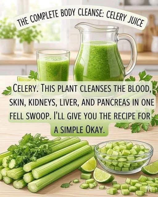 Celery: The Plant That Cleanses the Blood, Skin, Kidneys, Liver, and Pancreas in One Fell Swoop