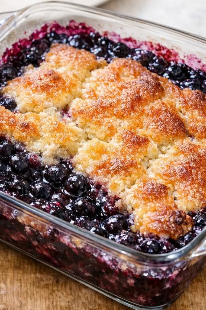 Southern 3 Ingredient Blueberry Cobbler: The Dessert My Church Ladies Demanded I Bring Again