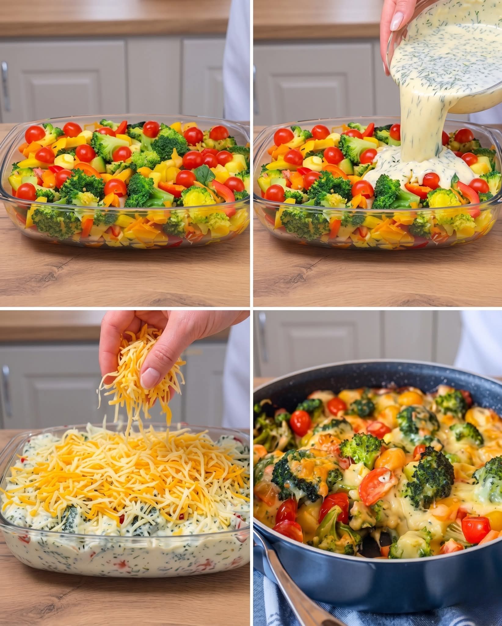Vegetable Casserole Day and Night and Lose Weight Quickly – Low Calorie Recipe!