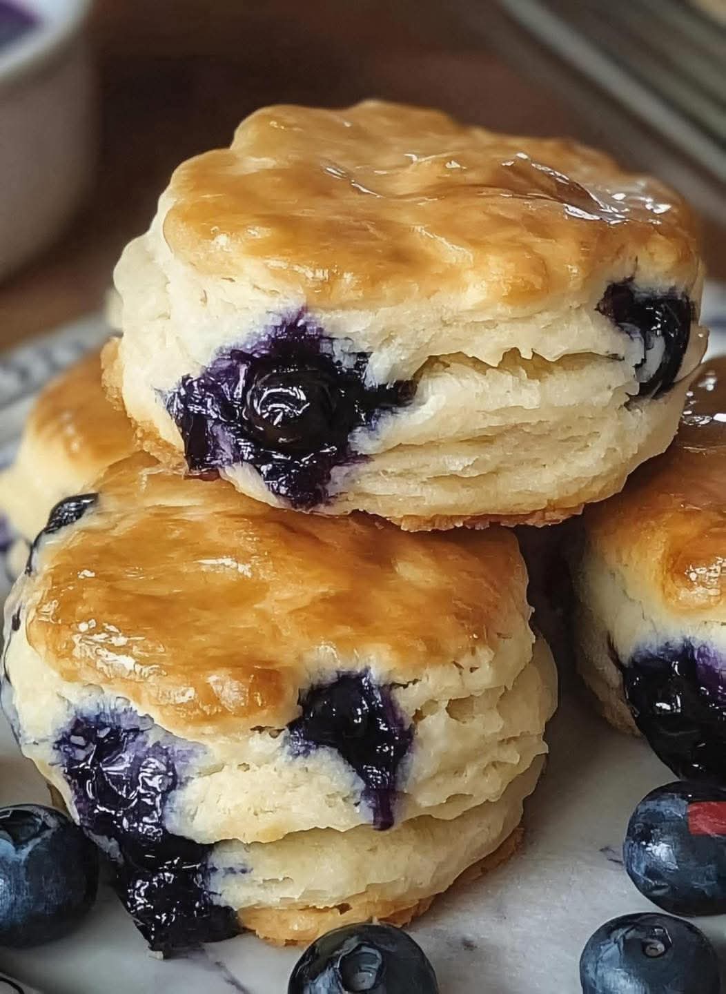 Blueberry Biscuits: Soft, Buttery, and Bursting with Juicy Berries