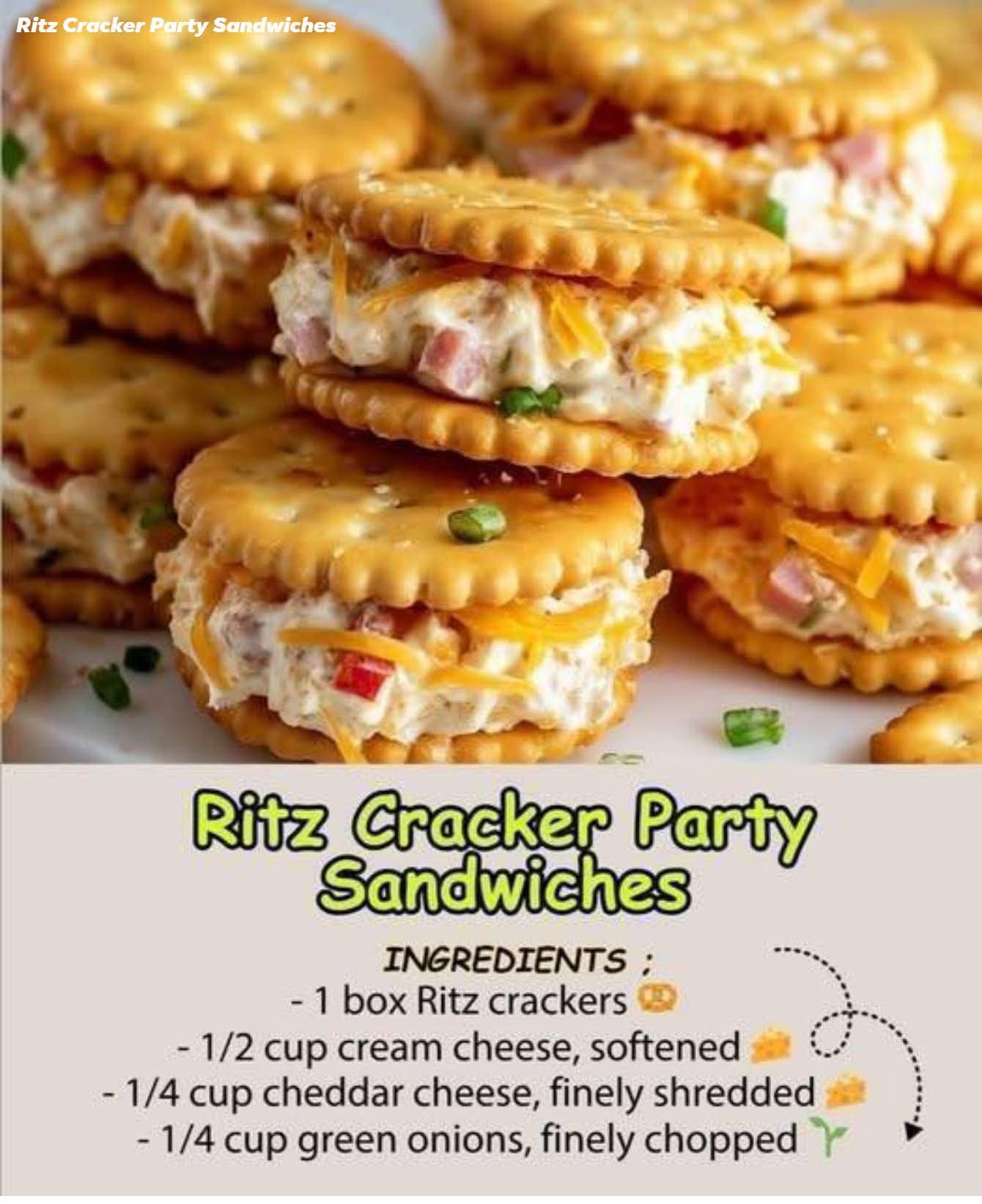 Ritz Cracker Party Sandwiches: The Easy, Crowd‑Pleasing Appetizer That Disappears in Minutes