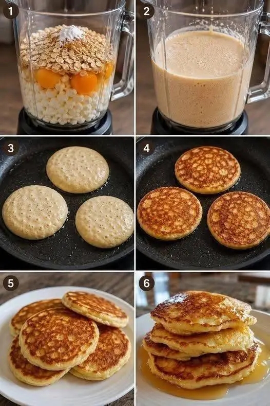 Cottage Cheese Oat Pancakes – The Fluffy, High‑Protein Breakfast That Tastes Like a Treat