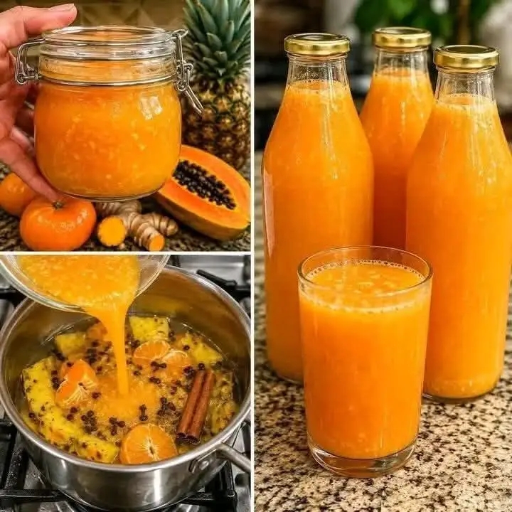 Ginger Pineapple Turmeric Tonic โ A Golden, Healing Elixir