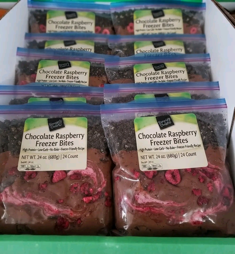 Chocolate Raspberry Freezer Bites