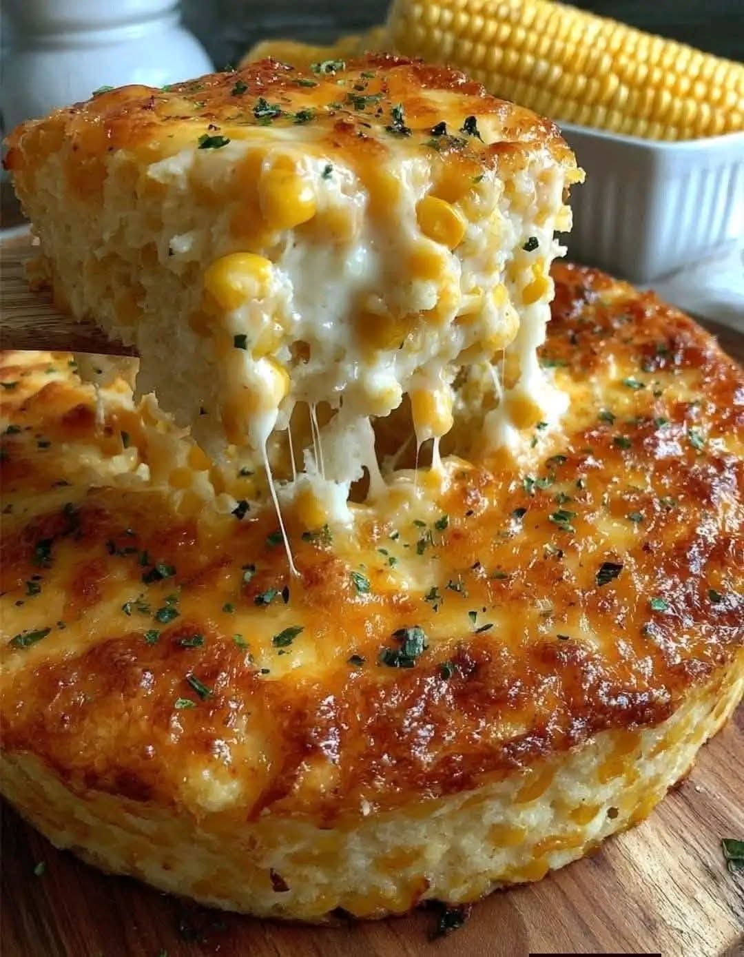 Southern 4 Ingredient Cheesy Ranch Corn Casserole