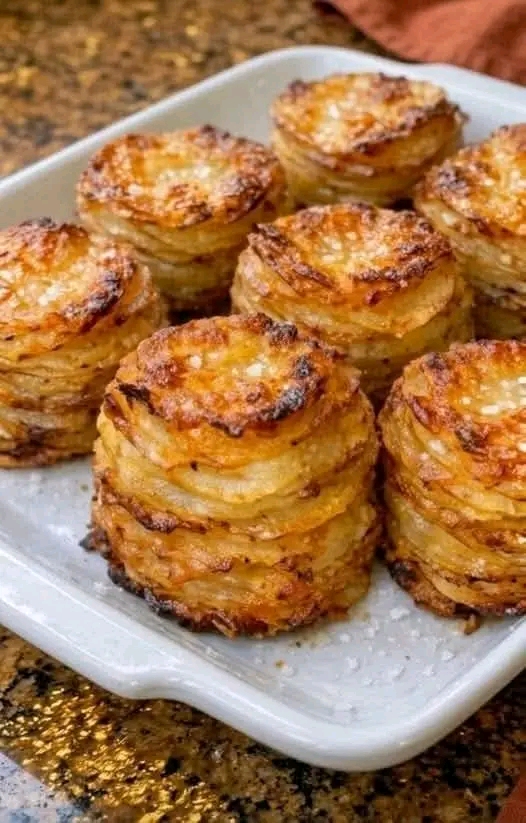 Crispy Parmesan Potato Stacks – The Ultimate Elegant Side Dish