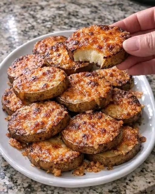 Crispy Parmesan Eggplant Slices – Easy Baked Eggplant Recipe